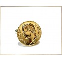 Napoleon gold plated cufflinks