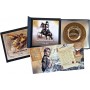 Coffret Assiette en cuivre argent-Livret «Napoléon et la Grande Armée»